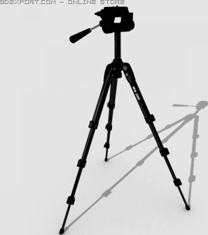 Compact Tripod 3D Model