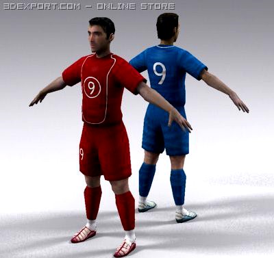 Soccerplayer 3D Model