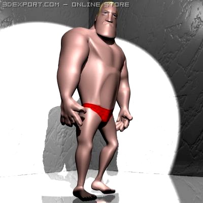 Mister muscle 3D 3D Model