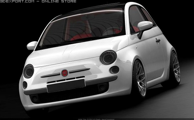 Fiat 500 3D Model