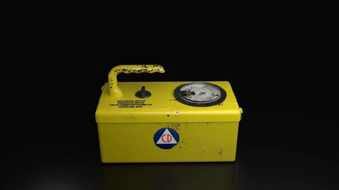 Geiger Counter 3D Model