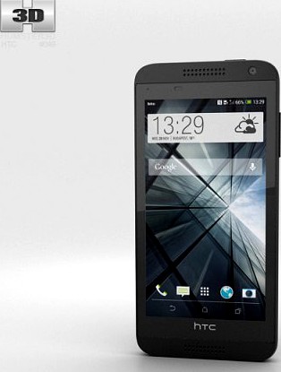 HTC Desire 610 Black 3D Model