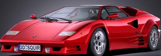 Lamborghini Countach lp500 Anniversary VRAY