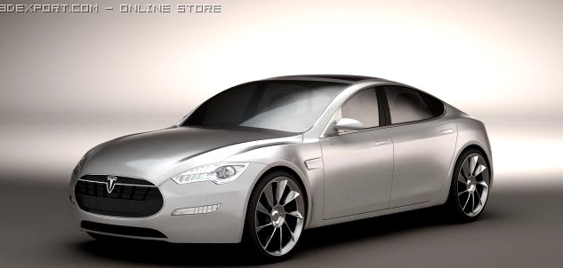 2011 Tesla Model S 3D Model