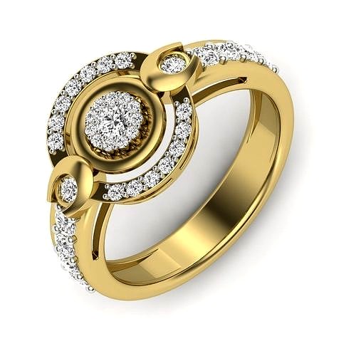 Women ring 3dm detail 3D print model | 3D