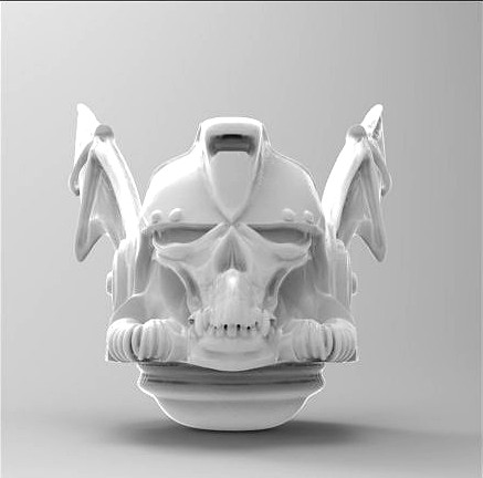 space bat helmet | 3D