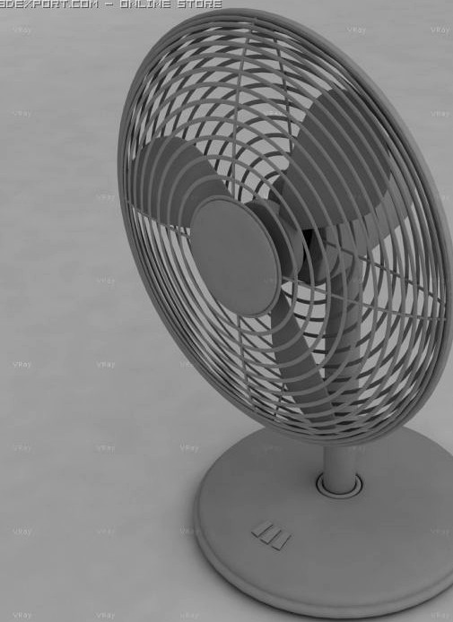 Oscillating Fan 3D Model