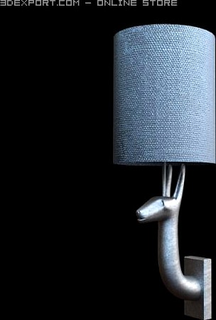 Sconce Lamp Contemporary Style 3D Model