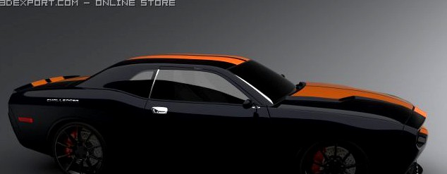 Dodge challenger 3D Model