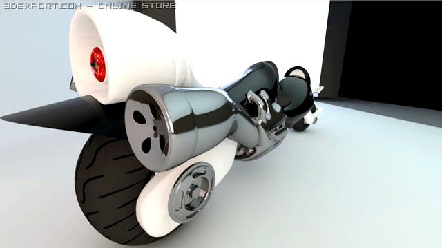 Next gen motorcycle 3D Model