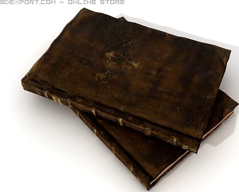 Very old books 3D Model