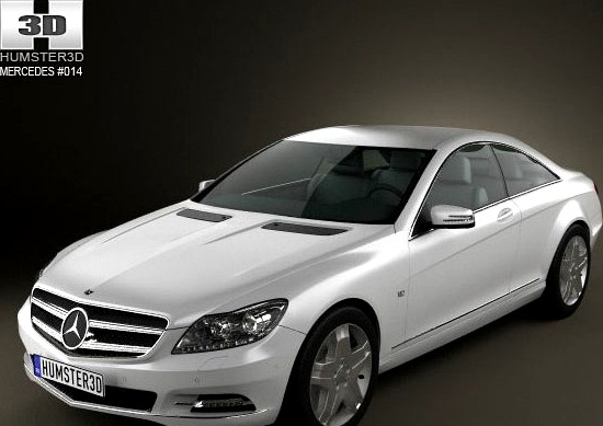 Mercedes Benz CL 2011 3D Model