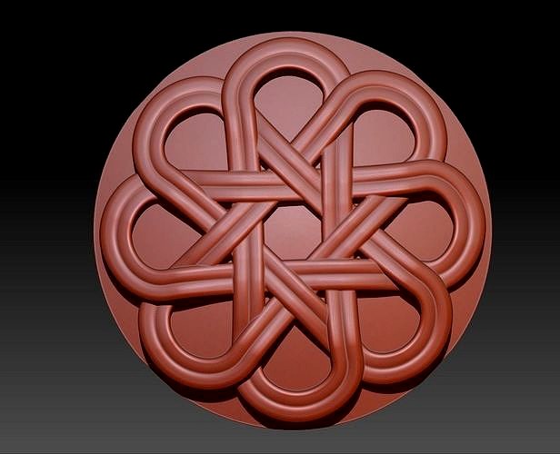 3d STL Model for CNC Router  Roseta celtic | 3D