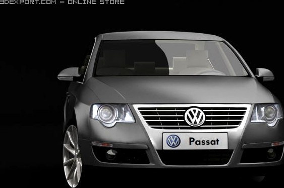 VW Passat 3D Model