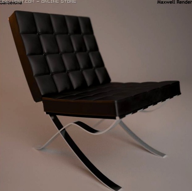 Barcelona Chair 3D Model