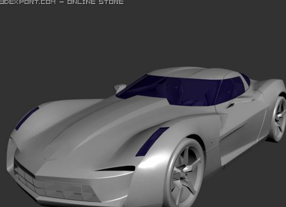 Chevrolet Stingray 3D model 3D Model
