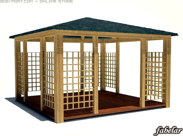 Gazebo 4 3D Model