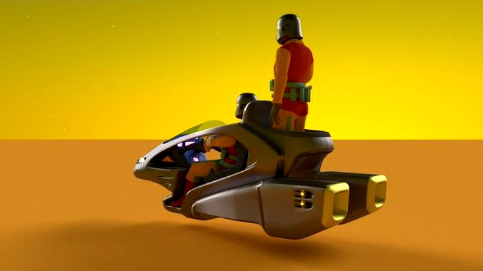 Sci-Fi Speeder Bike