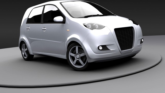 Mini car 3D Model