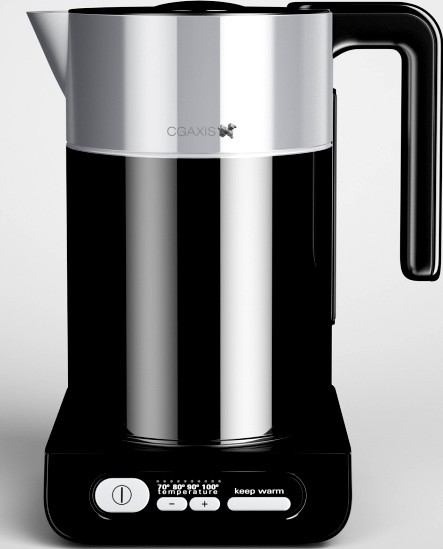 CGAxis Electric Kettle 02 3D Model