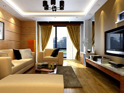 Photorealistic Living Room 053 3D Model
