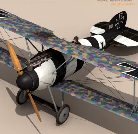 Albatros D Va jasta 26 3D Model
