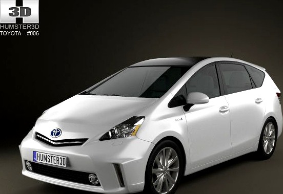 Toyota Prius V 3D Model