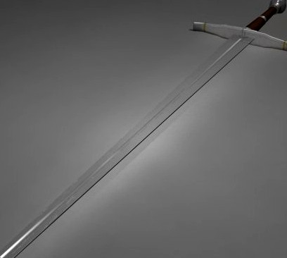 Aragorn Strider Sword 3D Model