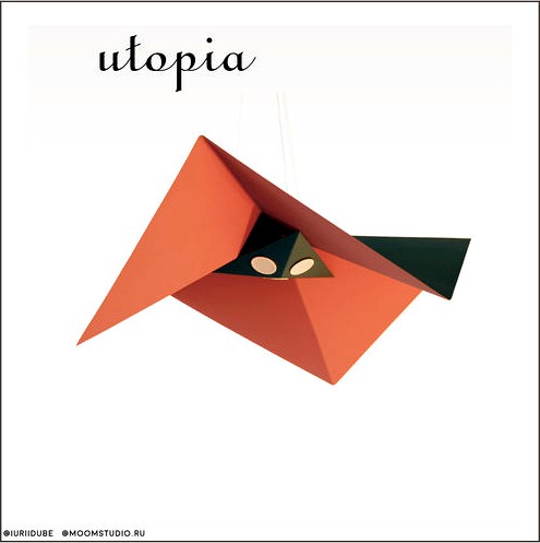 Utopia - hexagonal ceiling lamp