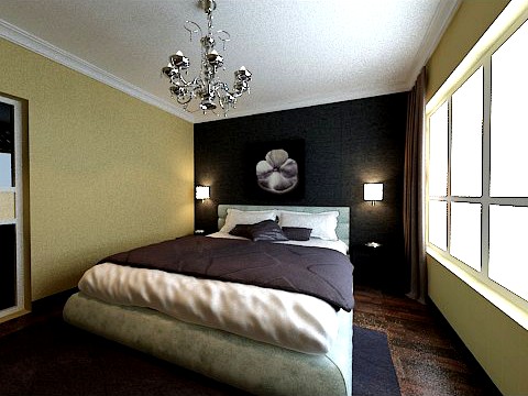 Photorealistic Bedroom 0025 3D Model
