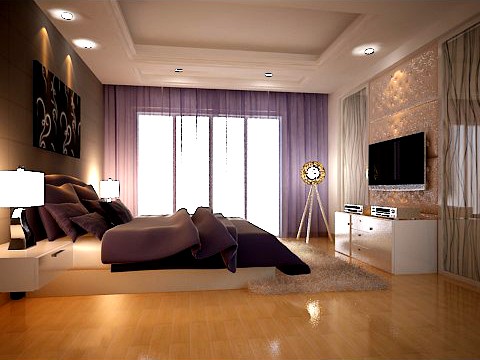 Photorealistic Bedroom 0037 3D Model