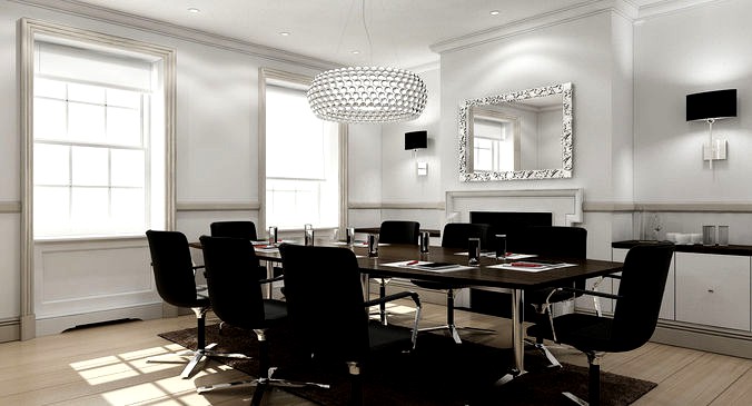 Classic Boardroom Interior