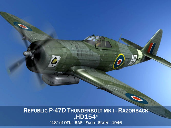 Republic P-47D Thunderbolt MK I - HD154