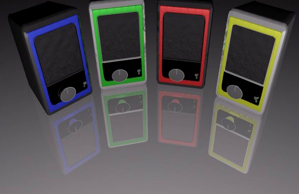Speakers 3D Model