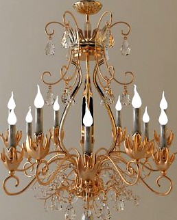 Antique detailed chandelier 3D Model