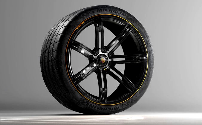 Porsche 988R Concept Rim and Michelin SuperSport Tire