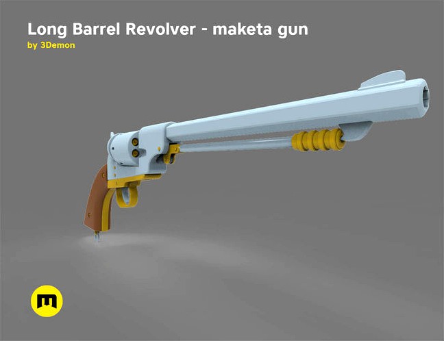 Long Barrel Revolver