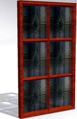 Colored window 3D Model