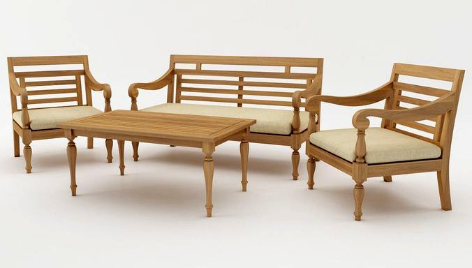 Javanese Sofa Set