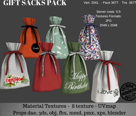 Gift Sacks pack