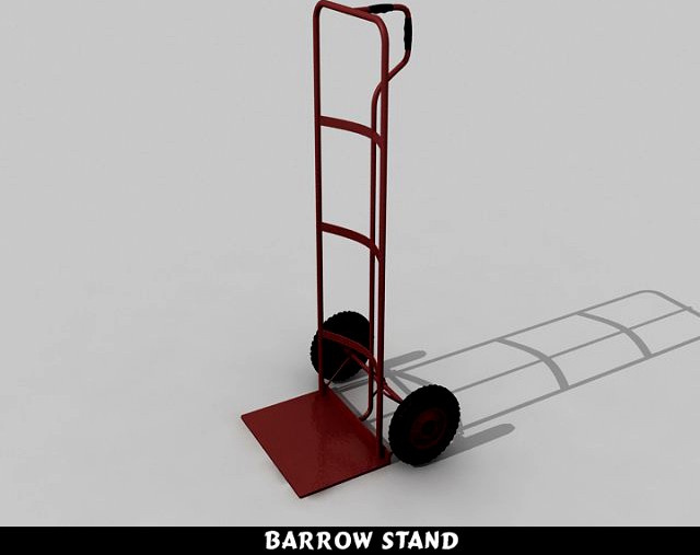 Barrow Stand 3D Model
