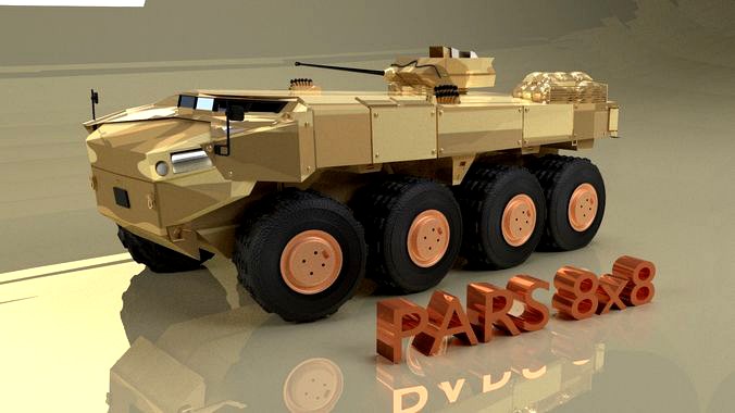 PARS 8X8 Military  military vehicle