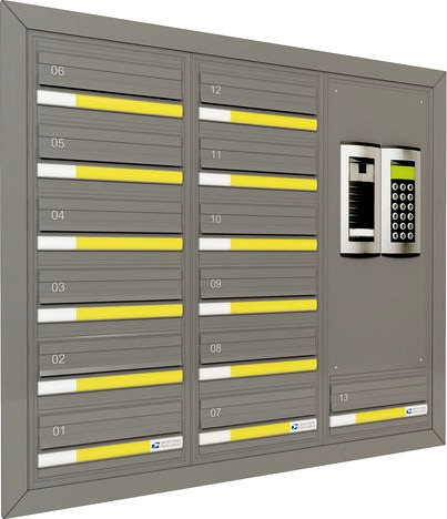 Mailbox with intercom