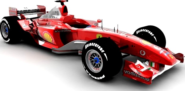 F1 Race Car F2003 3D Model