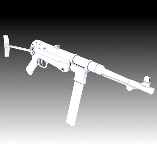MP40 3d Model