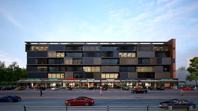 VRAY FOR C4D 3D MODEL SCENE AND MANY OBJECTS