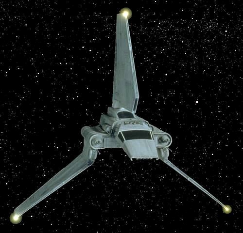 imperial space shuttle star wars Lambda-class T-4a shuttle