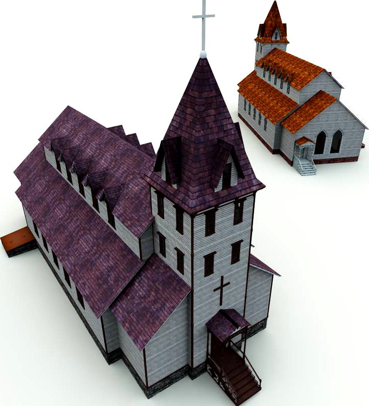 Haunted Church for Blender