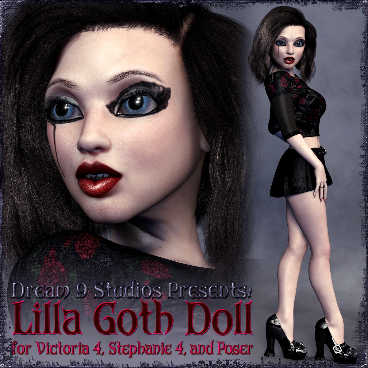 D9S Lilla Goth Doll