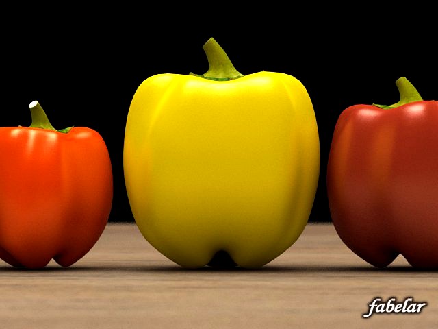 Peppers 3D Model